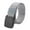 Grey, variant on Men Adjustable Nylon Canvas Belt with Plastic Buckle, Non Metal Airport Friendly Unisex Oversized Work Web Belt, Outdoor Casual Training Belt 140cm/55", Comfortable & Easy to Use, Black