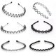thumbnail image 3 of Diadema con ondas de hierro para hombres y mujeres, diadema deportiva invisible coreana, flequillo, horquilla rota, horquilla, 3 of 6