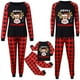 thumbnail image 1 of Conjuntos de pijamas de Navidad para la familia, ropa de dormir a juego con cuadros, padre, madre y niños, Tops y pantalones, 1 of 3