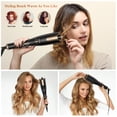 thumbnail image 3 of NEXPURE Curling Iron, Automatic Rotating Hair Curler with 1" Ceramic Barrel, Professional Curling Wand, Gold, 3 of 10