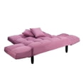 thumbnail image 4 of Topcobe Sofa Bed, Sectional Sofa Set, Sleeper Sofa with Plush Tufted, Pink, 4 of 7