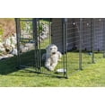 thumbnail image 6 of TRIXIE Deluxe Weatherproof Dog Kennel Sunshade, Fits 8x4x4.5-FT Kennel, Burgundy, ( Side Panel Not Included ), 6 of 6
