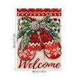 thumbnail image 3 of Xlokein Merry Christmas House Flag, 28 x 40 Inch Winter Decorative, Double Sided Flag, Holiday Banners for Winter Christmas Farm House Yard Decoration, 3 of 6
