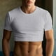 thumbnail image 2 of Camiseta corta teñida con nudos para hombre: cuello redondo, manga corta, prenda de entrenamiento para verano., 2 of 4