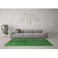 thumbnail image 3 of Ahgly Company Indoor Rectangle Oriental Emerald Green Industrial Area Rugs, 2' x 4', 3 of 4