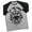 T-Shirt Heather Grey, variant on GYMISH RAGLAN Let The Gains Begin Workout Gym T-Shirt – Funny Gym Shirt for Men, Men's Fitness Tee, Bodybuilding & Weightlifting Apparel