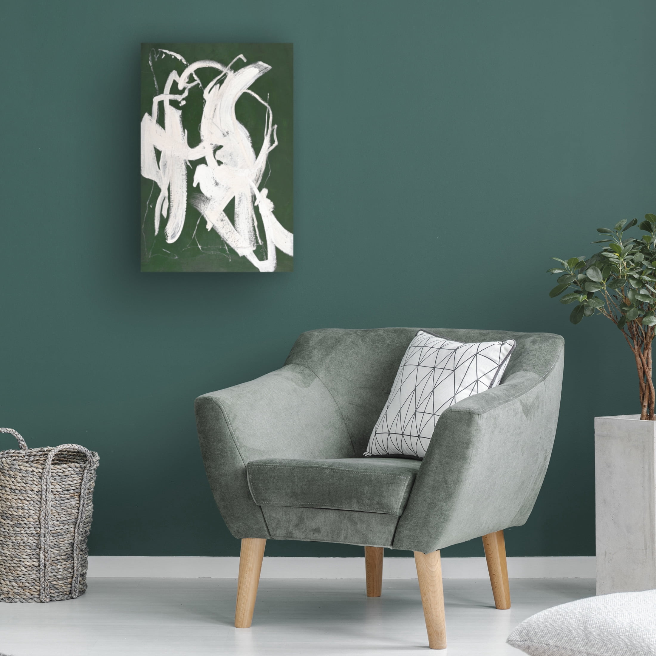 Canvas Wall Art - Design Fabrikken 'Criss Cross' Wall Art for Living Room, Bedroom, or Office Décor by Trademark Fine Art - 12 x 19 Inches