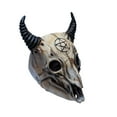 thumbnail image 3 of Full Face Scary Demon Goat Skull Mask Horror Movie Decor Devil Head Halloween Costume, 3 of 6