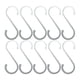 thumbnail image 1 of Wosthever 10 ganchos en S pequeños prácticos y multiusos para colgar ganchos en S negros ganchos en forma de S de alta resistencia ganchos en S Organizadores de utensilios de cocina mate en forma de S, 1 of 6