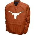 thumbnail image 2 of Men's Franchise Club Texas Orange Texas Longhorns Big Logo Windshell V-Neck Pullover Jacket, 2 of 3