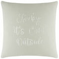 thumbnail image 4 of Sparkles Home  Baby It's Cold Outside Pillow Purple - 20 x 20, 4 of 5