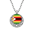 thumbnail image 1 of Zimbabwe bandera nacional África país Collares Colgante Retro Moon Stars Jewelry Unbranded M, 1 of 3