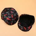 thumbnail image 4 of 2pcs Restaurant Waiter Beret Kitchen Working Creative Chef Hat Comfortable Cooking (Chillies, Chillies Net), 4 of 7