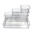 thumbnail image 4 of Pen+Gear Clear Drawer Organizers, Clear, 4 Pieces, 4 of 9