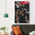 thumbnail image 4 of Donovan Mitchell Canvas Poster Canvas Wall Art Prints Poster Gifts Photo Picture Painting Posters Room Decor Home Decorative 24x36inch(60x90cm), 4 of 6