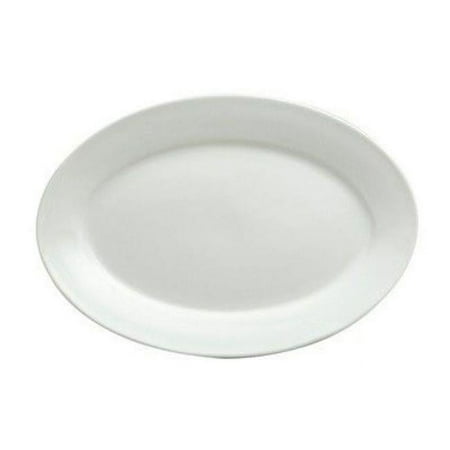 

7 in. Bright White Ware Oval Platter