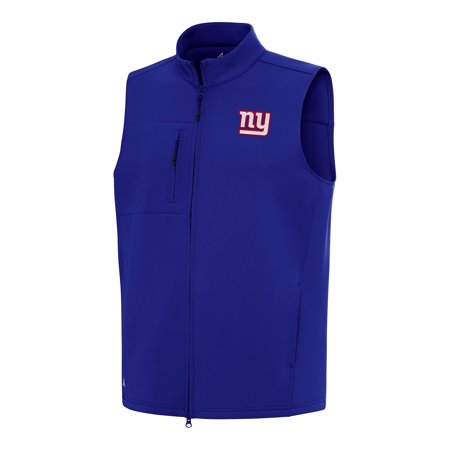 Men s Antigua Royal New York Giants Demand Full-Zip Vest