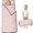 White Cat and Flower Pink Pattern, variant on White Cat and Flower Pink Pattern Teens Toddler Nap Mat with Pillow, Sleeping Mat Bag for Preschool Daycare 59"x22"