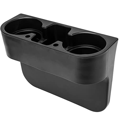 Car Seat Seam Wedge Cup Holder - Portable Multifunction Vehicle Side Pocket Console,Cell Phone Holder,Food Drink Bottle Mount Stand,Gap Storage Box