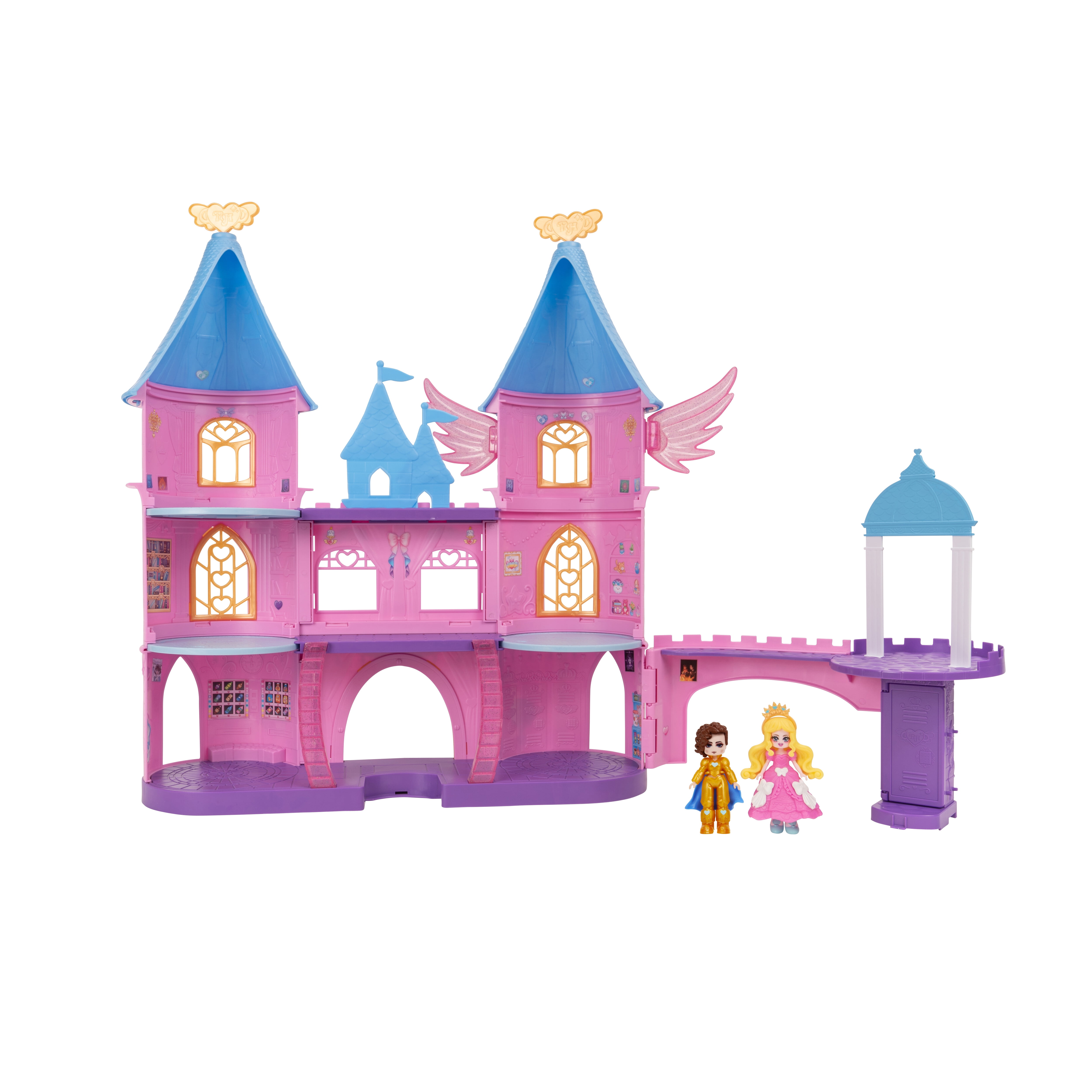 Royale High Castle Campus Playset - (2) Exclusive Dolls, 3 Floors to Explore with 360° Play - 19 Accessories - Virtual Item Code Included - Ages 5+