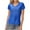 Blue, variant on hotojiny Womens Tops Sparkly Sequin Glitter Short Sleeve T Shirts Trendy V Neck Blouses Dressy Party Clubwear