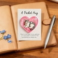 thumbnail image 4 of Heartfelt Memorial Pocket Keepsake for Loved Ones - Comforting Tribute with Sleeping Heart and Forget-Me-Not Flowers - Thoughtful Sympathy Gift for Grieving Hearts, 4 of 4