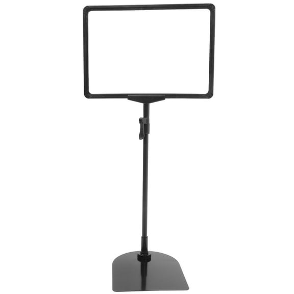 Display Board Desktop Stand Product Flooring A4 Logo Rack Black