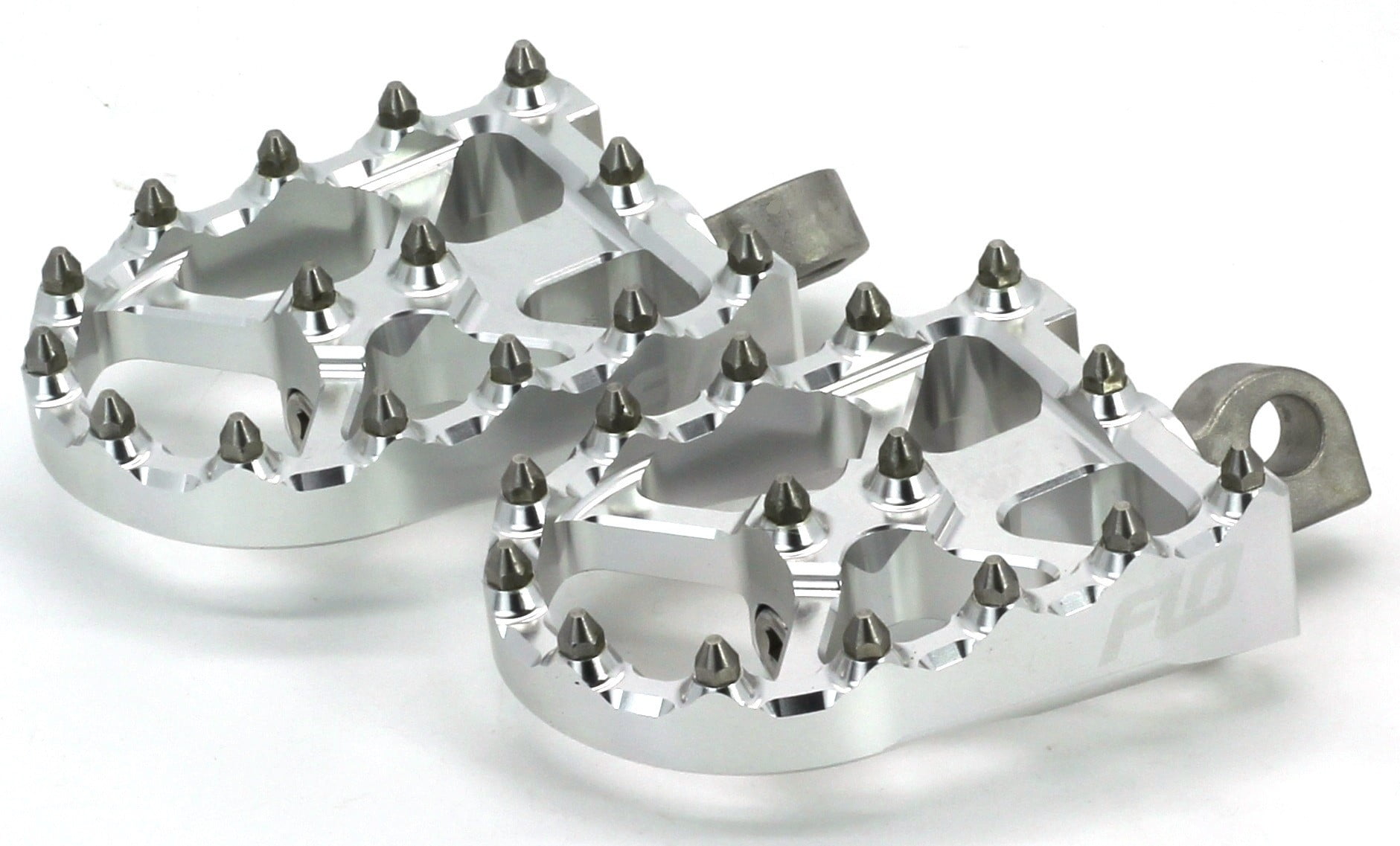 BMX Style Foot Pegs Silver