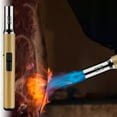 thumbnail image 1 of Lighter, 7.48 Inch Electric Candle USB Type C Rechargeable Lighter with Upgraded LED Battery Display Safety Switch Flameless Plasma Windproof for Cooking BBQs Fireworks, 1 of 9