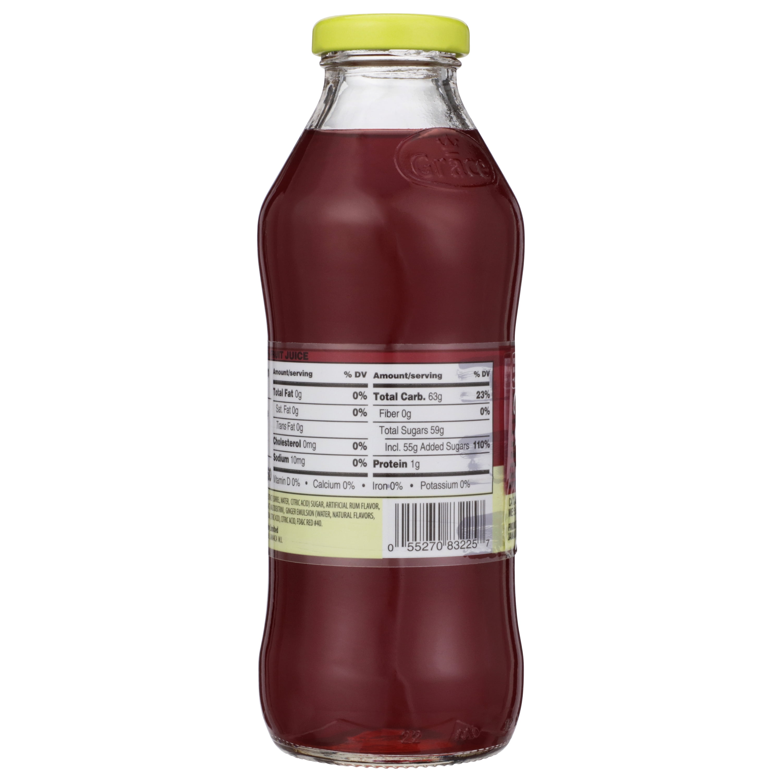 (5 pack) Grace Tropical Rhythms Sorrel Ginger Drink, 16 fl oz
