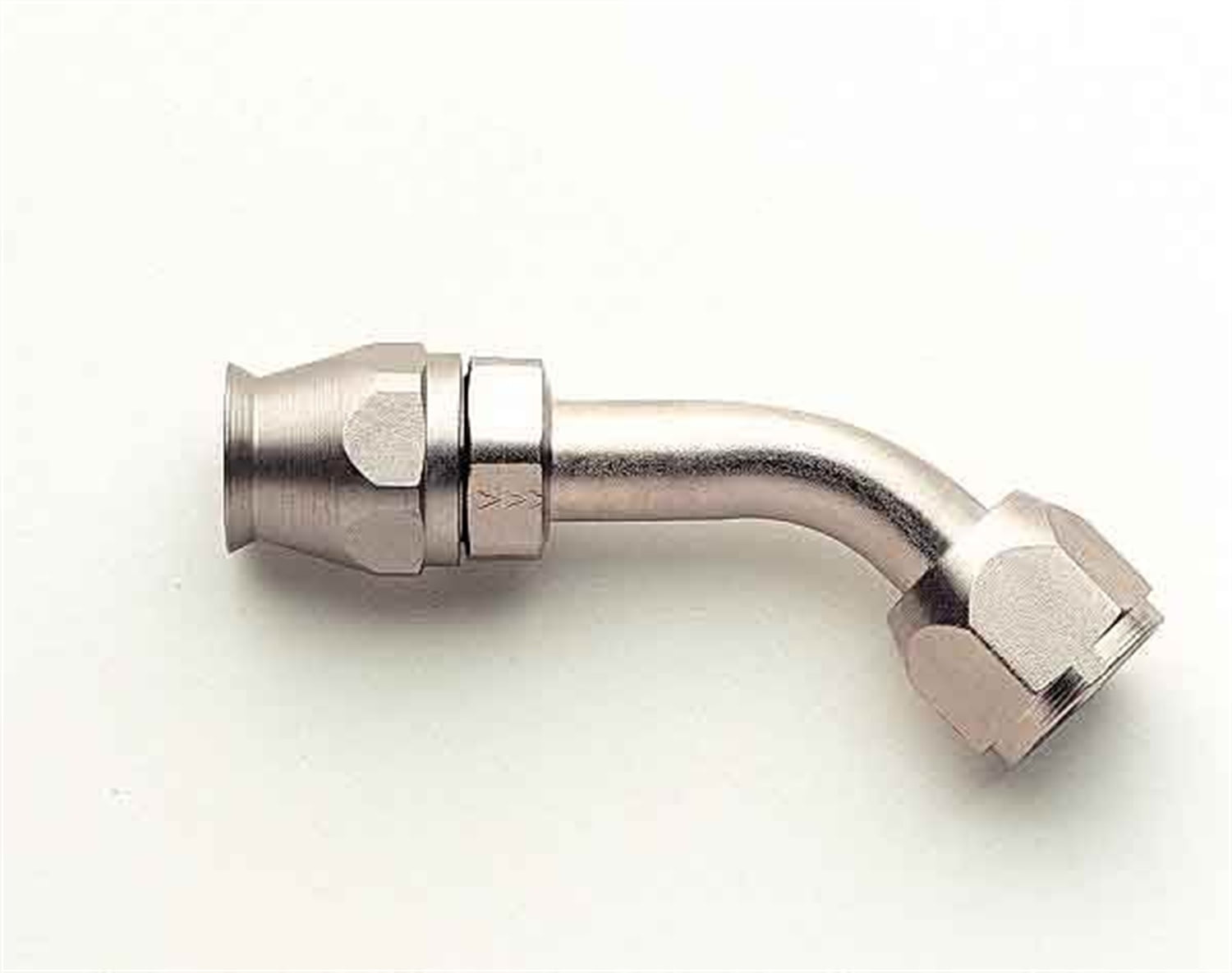 Aeroquip FCE1713 -08AN Straight Female A/C Fitting - Nickel Plated Steel O-Ring Pilot For Refrigerant Lines