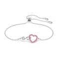 thumbnail image 1 of Pulsera Swarovski Hyperbola Heart Infinity Rosa Rodio, 1 of 4