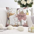 thumbnail image 3 of Pack of 2, Vintage Flower Pillow Covers - 16x16 Inch Chinoiserie Spring Summer Floral Throw Cushions for Outdoor Decor, Sofa, and Bedroom - Breathe New Life into Your Decor, 3 of 7