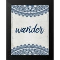 thumbnail image 2 of Allen, Kimberly 12x14 Black Modern Framed Museum Art Print Titled - Wander Henna 2, 2 of 5