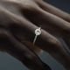 thumbnail image 5 of Anillo De Compromiso De Oro 10k Con Piedra Zirconia, 5 of 5