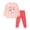 Pink-D, variant on Enyan Toddler Girl Christmas Outfit Fall Winter Clothes Long Sleeve Crewneck Top and Legging Pant 2Pcs Set