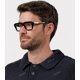 thumbnail image 2 of Gafas bloqueadoras de luz azul cuadradas marco grueso para computadora hombres mujeres, 2 of 7