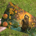 thumbnail image 5 of 1 Pcs 2D Flat License Plate Covers & Frames, Beaver For Decorative Front, Waterproof For Decoration Aluminum License Plate Covers & Frames Cover For Men Women, 12" X 6", 5 of 6