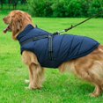 thumbnail image 3 of Xinhuaya Mullti Pet Dog Jacket With Harness Windproof Winter Pet Dog Padded Coat Clothes, 3 of 6
