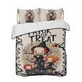thumbnail image 2 of Halloween Twin Size Down Alternative Comforter, Lightweight Comforter Quilt Bedding Set with Pillow Shams Trick Or Treat Children Pumpkin Black Branches All Seasons Bed Comforter Duvet Insert 68"x86", 2 of 7