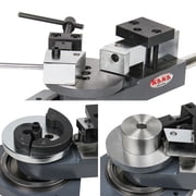 KAKA INDUSTRIAL Universal Bender, High Capacity Metal Bender, Strip Steel, Flat Steel, Round Steel, Angle Steel Rod Bender, Hot and Cold, Bar Bending Machine SBG-40