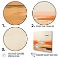 thumbnail image 3 of Designart "Minimalism: Brown Canyon Calm" Canyon Floater Framed Wall Art Prints, 3 of 5
