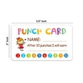 thumbnail image 2 of BINGLI Punch Card, 50pcs Reward Incentive Card for Teacher, Behavior Chart for Kids, Homeschool Classroom Supplies for Motivation, 2 of 2