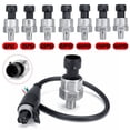 thumbnail image 2 of 5V 1/8NPT Air Fuel Pressure Sensor Stainless Steel Transmitter Sensor, 2 of 10