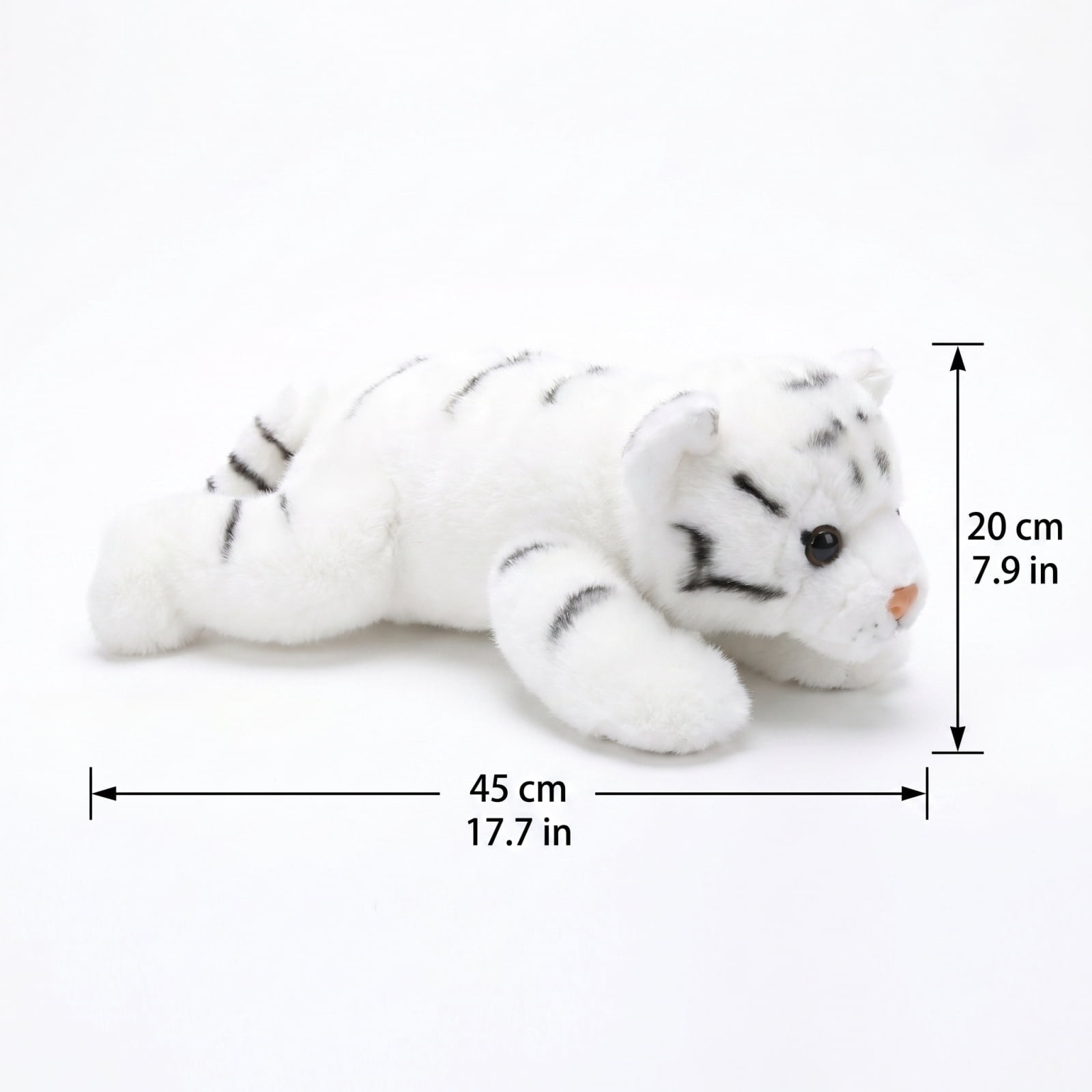 Tiger Weighted Stuffed Animals, 18 Inch Tigers Plush Toy,Stuffed Tiger Plushies Cute Weighted Tigers Plush Pillow Dolls Gifts for Kids Boys Girls
