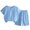Sky Blue, variant on Juorvia Cotton Linen 2 Piece Outfits for Girls Kids Loose Fitted Crew Neck Tees Elastic Waist Shorts(1-2Years,Watermelon Red)