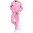 thumbnail image 6 of OGLCCG Girls Sweatsuits 2pcs Sets,Fleece Zip Up Hoodie and Joggers Sweatpants Set, 2-Piece Girls Jogger Set, Sizes 7-8, 6 of 6