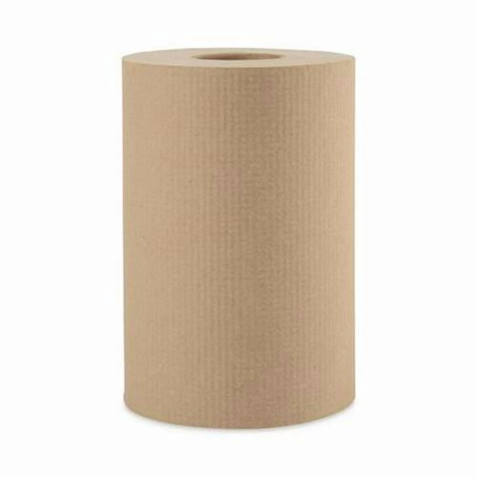 Boardwalk Boardwalk Hardwound Paper Towels, 1 Ply, Continuous Roll Sheets, 350 ft, Natural, 12 PK