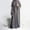 #Grey, variant on Pxiakgy muslim dresses for women Women's Muslim Abaya Long Sleeve Arab Dubai Abaya Modern Middle Prayer Band Eid Headscarf And Long Dress womens dresses Army Green L