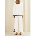 thumbnail image 2 of Conjunto de Suéter de Punto para Mujer PRETTYGARDEN Blanco Mediano, 2 of 8